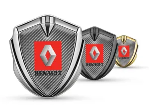 Renault Metal Emblema Insignia Atlético Aspecto Óptimo